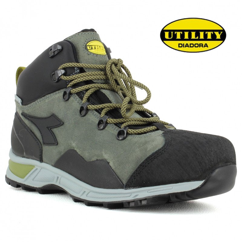 CHAUSSURE DE SÉCURITÉ HOMME GRISE MONTANTE DIADORA